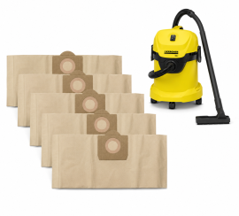 Karcher WD 3 papír porzsák 5 db